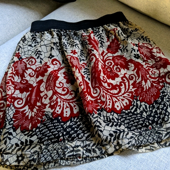 Ines Silk Mini Skirt - Picture 1 of 3